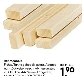 Hellweg Rahmenholz Angebot