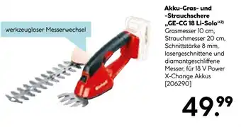 Hellweg Akku-gras- und -strauchschere „ge-cg 18 li-solo“ Angebot