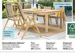 Hellweg Gartenmöbelserie mykonos Angebot