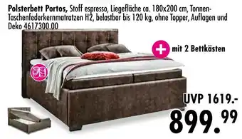 Möbel Boss Polsterbett portos Angebot