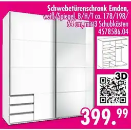 Möbel Boss Schwebetürenschrank emden Angebot