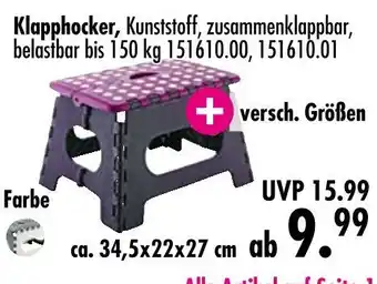 Möbel Boss Klapphocker Angebot