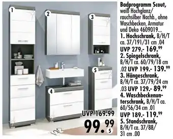 Möbel Boss Badprogramm scout Angebot