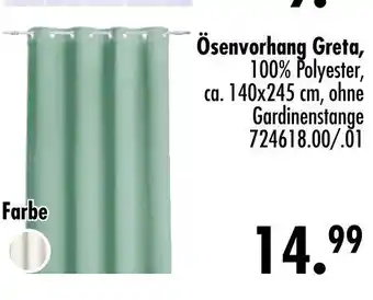 Möbel Boss Ösenvorhang greta Angebot