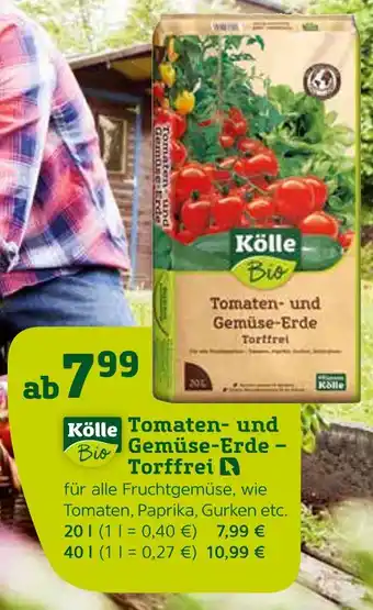 Pflanzen Kölle Kölle bio tomaten- und gemüse-erde – torffrei Angebot