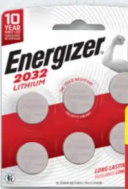 Aldi Nord Energizer Lithium-Knopfzellen CR2032 Angebot