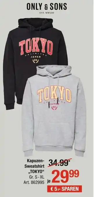 AWG Mode Kapuzen Sweatshirt Tokyo Angebot