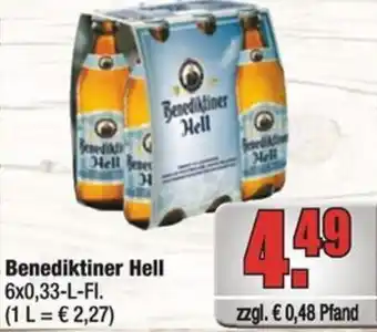 Profi Getränke Benediktiner Hell Angebot