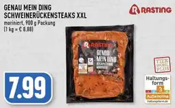 Edeka Rasting genau mein ding schweinerückensteaks xxl Angebot