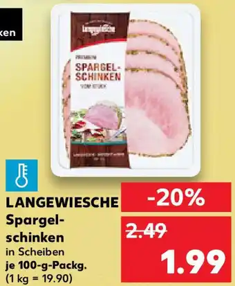 Kaufland LANGEWIESCHE Spargelschinken Angebot