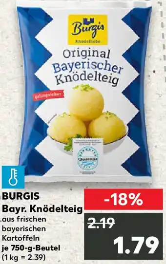 Kaufland BURGIS Bayr. Knödelteig Angebot