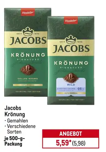 METRO Jacobs krönung Angebot