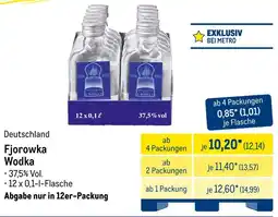 METRO Fjorowka wodka Angebot