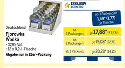 METRO Fjorowka wodka Angebot