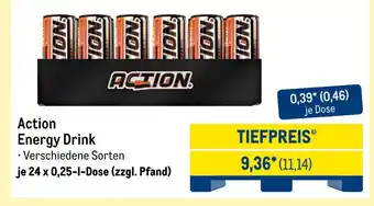 METRO Action energy drink Angebot