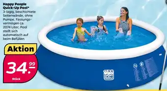 NETTO Happy People Quick-Up Pool Angebot
