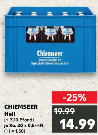 Kaufland CHIEMSEER Hell Angebot