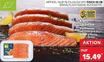 Kaufland K-BIO Lachsfilet- Portionen Angebot