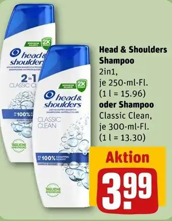 REWE Head & Shoulders Shampoo oder Shampoo Angebot