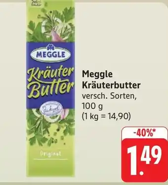 Edeka MEGGLE Kräuterbutter Angebot