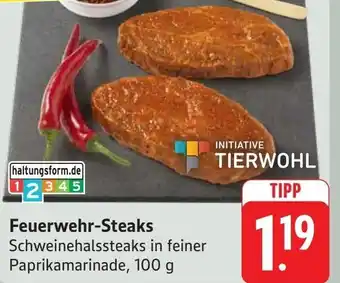 Edeka Feuerwehr-Steaks Angebot