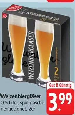Edeka Weizenbiergläser Angebot