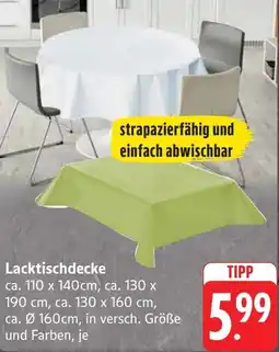 Edeka Lacktischdecke Angebot