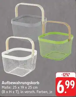 Edeka Aufbewahrungskorb Angebot