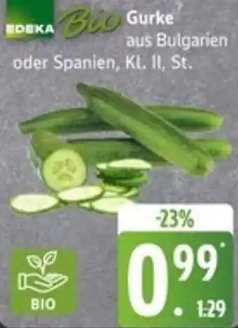 Edeka EDEKA Bio Gurke Angebot