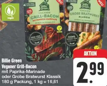 Edeka Billie Green Veganer Grill-Bacon Angebot