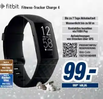 Expert Bening Fitbit Fitness Tracker Charge 4 Angebot