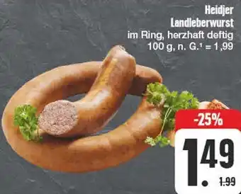 Edeka Heidjer Landleberwurst Angebot