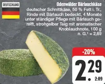 Edeka Odenwälder Bärlauchkäse Angebot