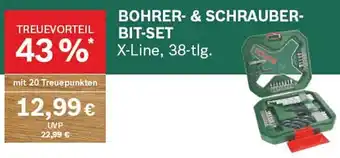 Edeka Bosch bohrer- & schrauber bit-set Angebot
