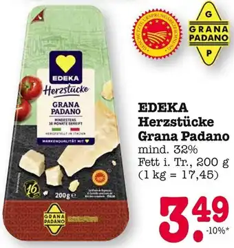 E-Center EDEKA Herzstücke Grana Padano Angebot
