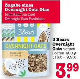 E-Center 3 Bears Overnight Oats Angebot