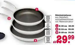 E-Center Edelstahlpfanne Angebot