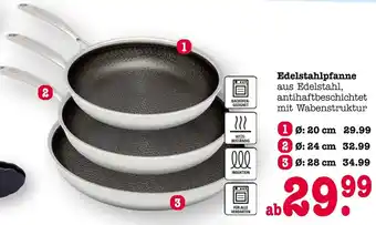 E-Center Edelstahlpfanne Angebot