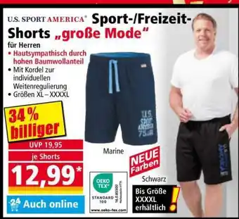 Norma Sport-/Freizeit-Shorts „große Mode“ Angebot