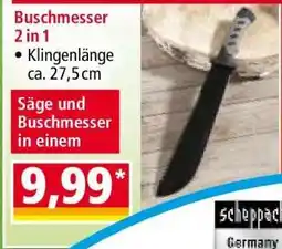 Norma Buschmesser 2 in 1 Angebot