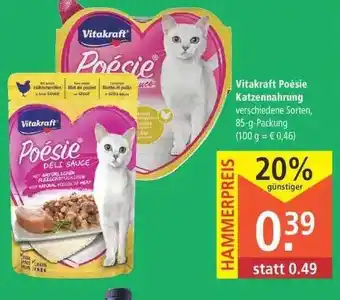 Marktkauf Vitakraft Poésie Katzennahrung Angebot