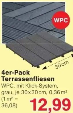 Jawoll 4er-Pack Terrassenfliesen Angebot
