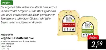 KONSUM Max & Bien vegane Käsealternative Angebot