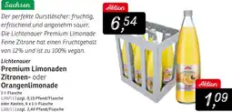 KONSUM Lichtenauer Premium Limonaden Zitronen- oder Orangenlimonade Angebot