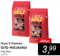 KONSUM Feuer & Flamme Grill-Holzkohle Angebot