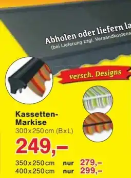 Jawoll Kassetten Markise Angebot