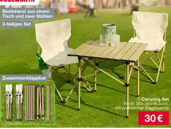 Woolworth Camping-set Angebot