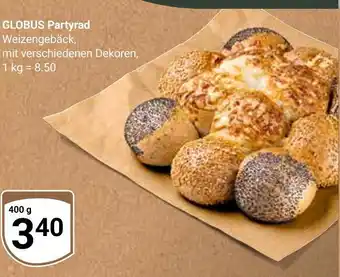 Globus Globus partyrad Angebot