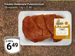 Globus Fräulein heidemarie putenschnitzel Angebot