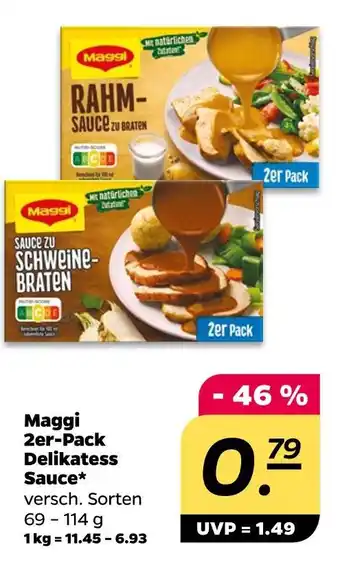 NETTO Maggi delikatess sauce Angebot